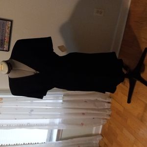Linda Allard Ellen Tracy size 10 black dress with tags